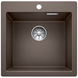 Kuhinjski granitni jednostruki sudoper Blanco Pleon 5 u boji kava pro ugradnja odozgo na radnu ploču