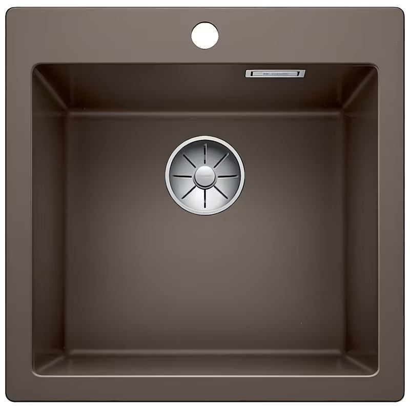 Kuhinjski granitni jednostruki sudoper Blanco Pleon 5 u boji kava pro ugradnja odozgo na radnu ploču