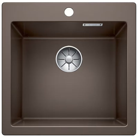 Kuhinjski granitni jednostruki sudoper Blanco Pleon 5 u boji kava pro ugradnja odozgo na radnu ploču