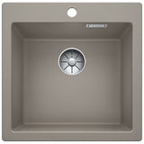 Granitni kuhinjski jednostruki sudoper Blanco Pleon 5 u boji tartufo pro za ugradnju odozgo na radnu ploču.