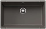 Blanco Rotan 700 U granitni kuhinjski jednostruki sudoper pro donja montaža 73x46 cm u boji vulkanski siva
