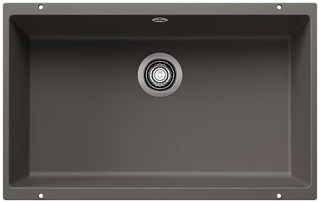 Blanco Rotan 700 U granitni kuhinjski jednostruki sudoper pro donja montaža 73x46 cm u boji vulkanski siva