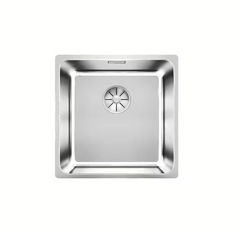 Kuhinjski jednostruki sudoper Blanco Solis 400 IF infino od nehrđajućeg čelika 44x44 cm s ravnim IF rubom
