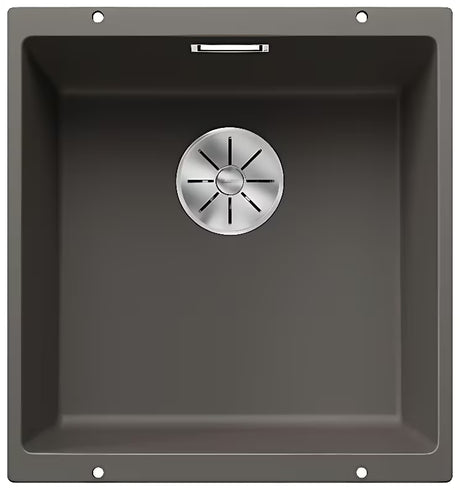 Blanco Subline 400 U granitni sudoper  ispod radne ploče u boji vulkansko siva