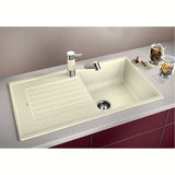 Granitni sudoper  Blanco Zia 5 S ocjednom plohom u boji antracit pro za ugradnju odozgo