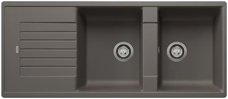 Granitni sudoper  Blanco Zia 8 S ocjednom plohom u boji vulkanski siva