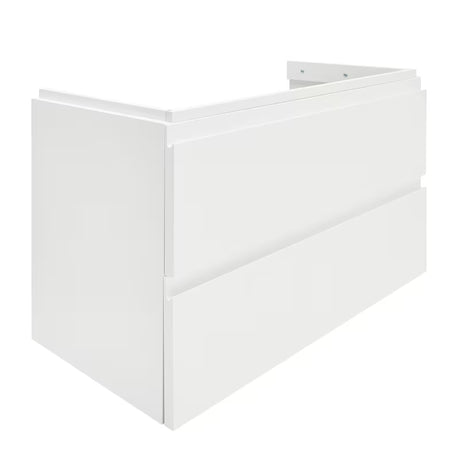 Cersanit Dormo viseća ormarić s keramičkim umivaonikom u bijelom sjaju 80x37,5x62 cm