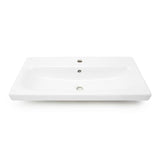 Cersanit Dormo viseća ormarić s keramičkim umivaonikom u bijelom sjaju 80x37,5x62 cm