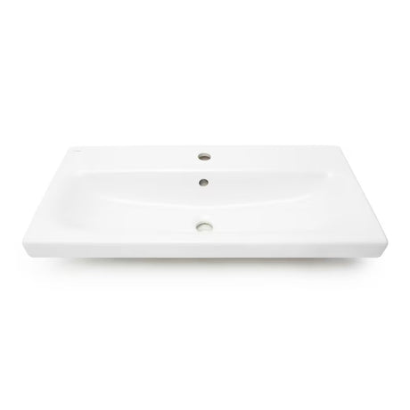 Cersanit Dormo viseća ormarić s keramičkim umivaonikom u bijelom sjaju 80x37,5x62 cm