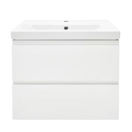 Cersanit Dormo viseća ormarić s keramičkim umivaonikom u bijelom sjaju 60x37,5x62 cm