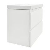 Cersanit Dormo viseća ormarić s keramičkim umivaonikom u bijelom sjaju 60x37,5x62 cm