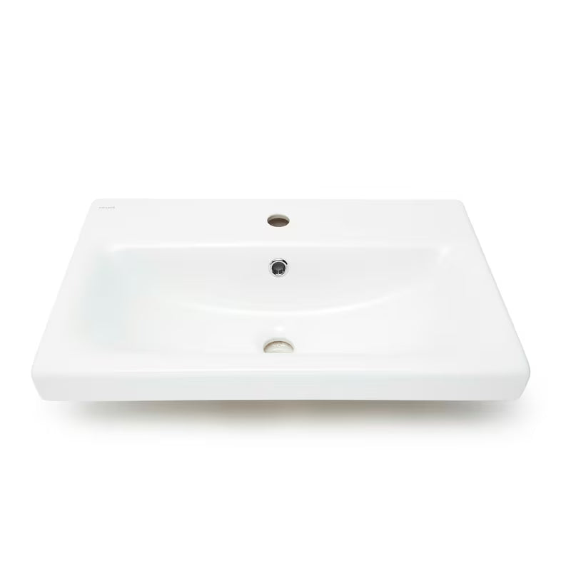 Cersanit Dormo viseća ormarić s keramičkim umivaonikom u bijelom sjaju 60x37,5x62 cm