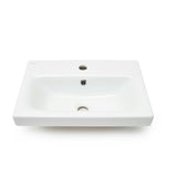 Cersanit Dormo viseća ormarić s keramičkim umivaonikom u bijelom sjaju 50x34,5x63 cm