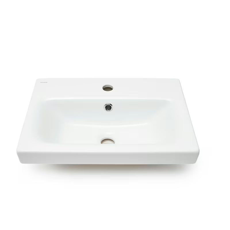 Cersanit Dormo viseća ormarić s keramičkim umivaonikom u bijelom sjaju 50x34,5x63 cm