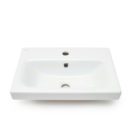 Cersanit Dormo viseća ormarić s keramičkim umivaonikom u bijelom sjaju 50x34,5x63 cm