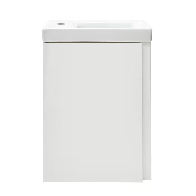 Cersanit Dormo viseća ormarić s keramičkim umivaonikom 40x21,5x64 cm u bijelom sjaju