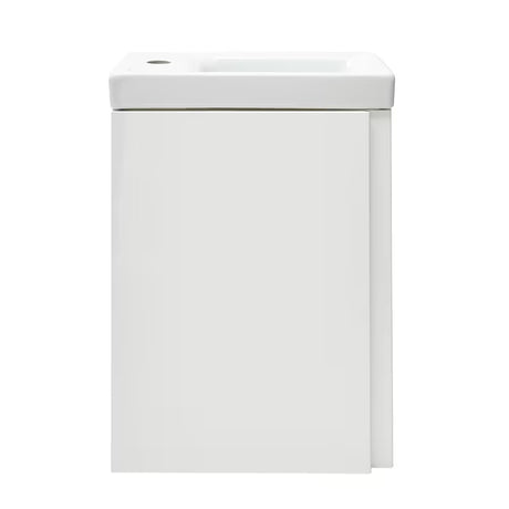 Cersanit Dormo viseća ormarić s keramičkim umivaonikom 40x21,5x64 cm u bijelom sjaju