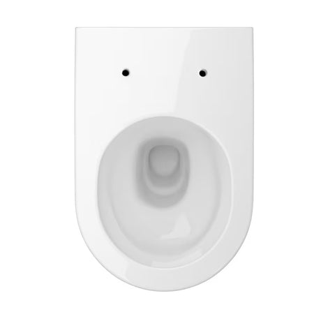 Bijeli viseća WC školjka Cersanit Inverto s vrtložnim ispiranjem i daskom soft Close