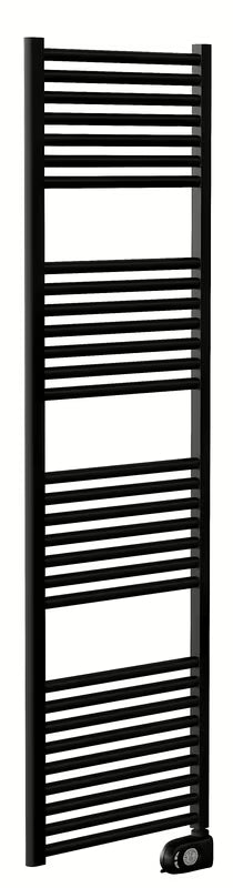 Električni radijator Cordivari Lisa black u mat crnoj boji s digitalnim termostatom