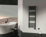 Električni radijator Cordivari Lisa 120x50 cm u mat crnoj boji s digitalnim termostatom