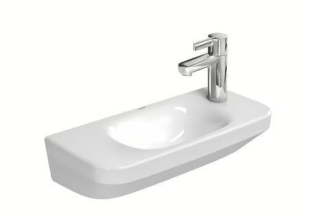 Bijeli keramički mali umivaonik Duravit Durastyle 50x22 cm bez otvora za miješalicu i bez preljeva
