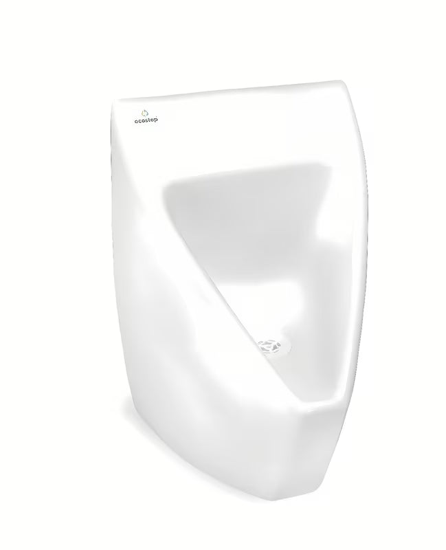 Bezvodni viseći keramički pisoar ecostep P10 s patentiranim ventilom pro uštedu vode i jednostavno održavanje.