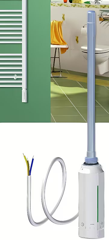 Bijela grijač za radijator Elvl pro za kupaonsku upotrebu