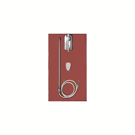 Električni grijač za radijator Elvl u metalik srebrnoj izvedbi s regulatorom sobne temperature