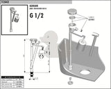 Ventil za Punjenje Falcon T 2442 pro vodokotlić s tihim radom i podesivom razinom vode