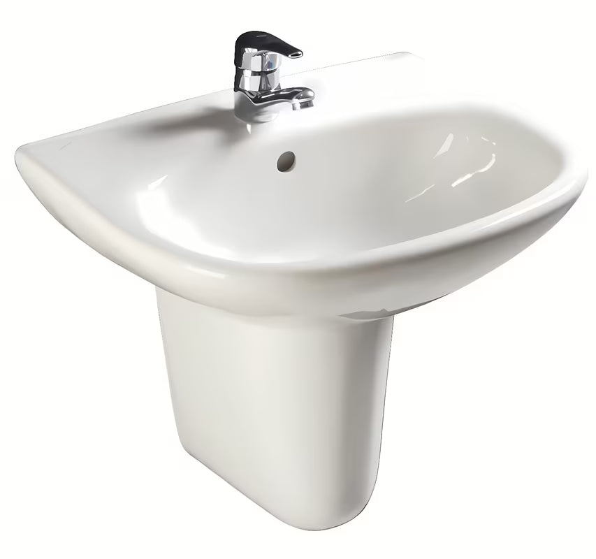 Obloga sifona Fayans Neo od sanitarne keramike jednostavnog dizajna