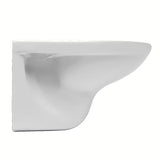 Bijeli viseća WC školjka Fayans Neo bez sustava za ispiranje sa stražnjim odvodom