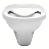 Bijeli viseća WC školjka Fayans Neo bez sustava za ispiranje sa stražnjim odvodom