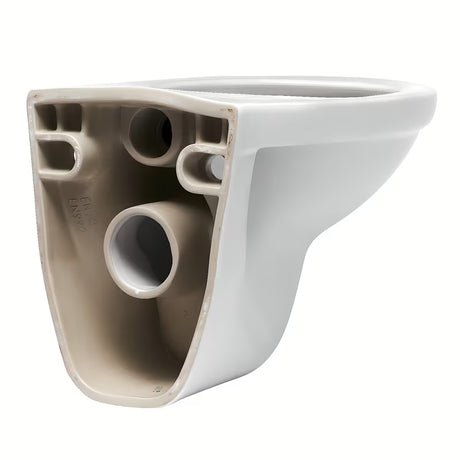 Bijeli viseća WC školjka Fayans Neo bez sustava za ispiranje sa stražnjim odvodom