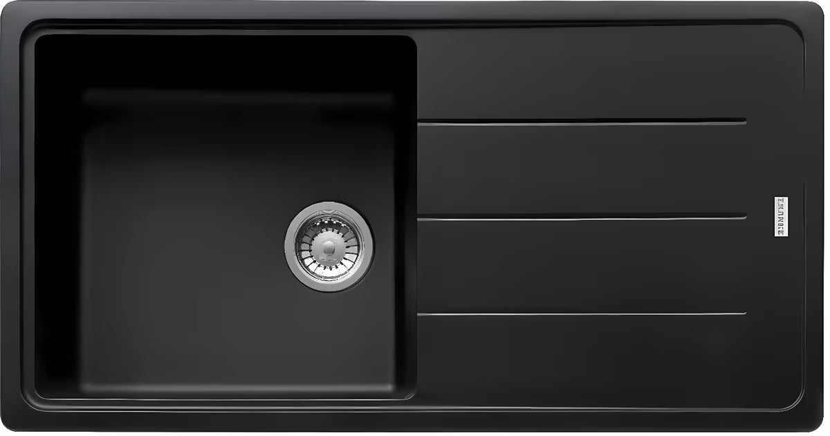 Granitni sudoper  Franke BFG 611 s reverzibilnim ocjeđivačem u crnoj mat izvedbi