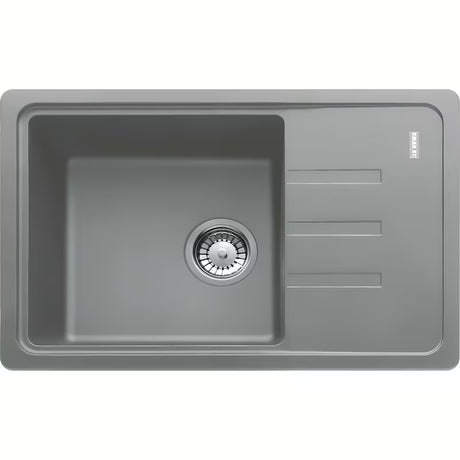 Granitni sudoper  Franke BSG 611-62 s ocjeđivačem u dekoru sivog kamena na radnu ploču.