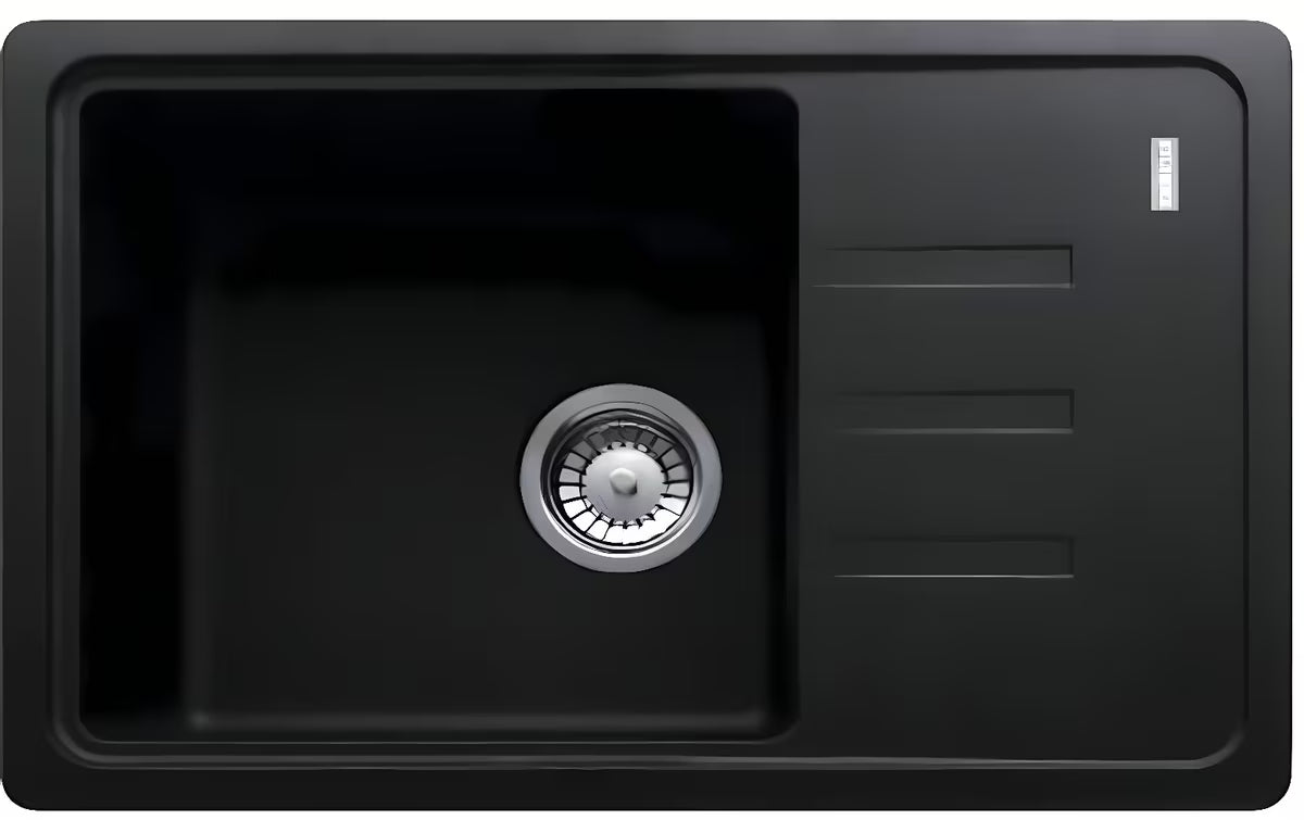 Franke BSG 611-62 granitni sudoper  s reverzibilnim ocjeđivačem u crnoj mat izvedbi