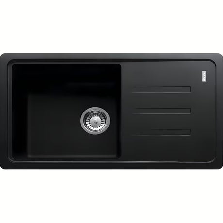 Granitni sudoper  Franke BSG 611-78/39 s ocjeđivačem u boji onyx pro ugradnja na radnu ploču.