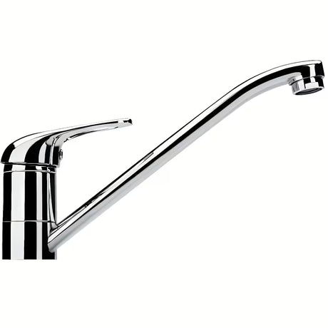 Kromirana jednoručna baterija stojeća miješalica za sudoper Franke s okretnim izljevom 360°.