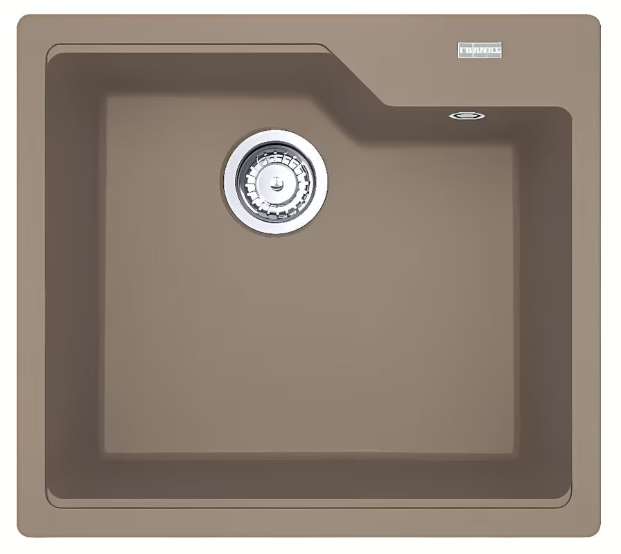Kuhinjski jednostruki sudoper Franke pro montaža na radnu ploču 56x50 cm u boji kašmir