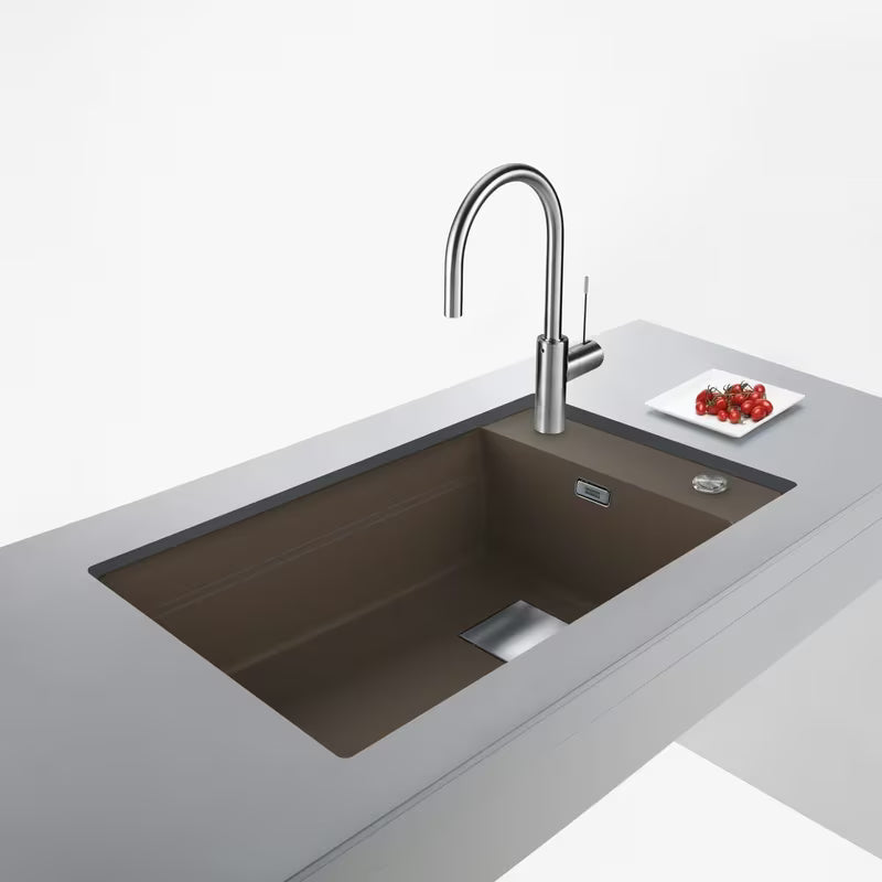 Granitni sudoper  Franke Kubus 2 pro donja montaža, 76x46 cm, mat crna