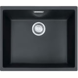 Crni kuhinjski jednostruki sudoper Franke SID 110-50 od materijala Tectonite pro donja montaža ispod ploče