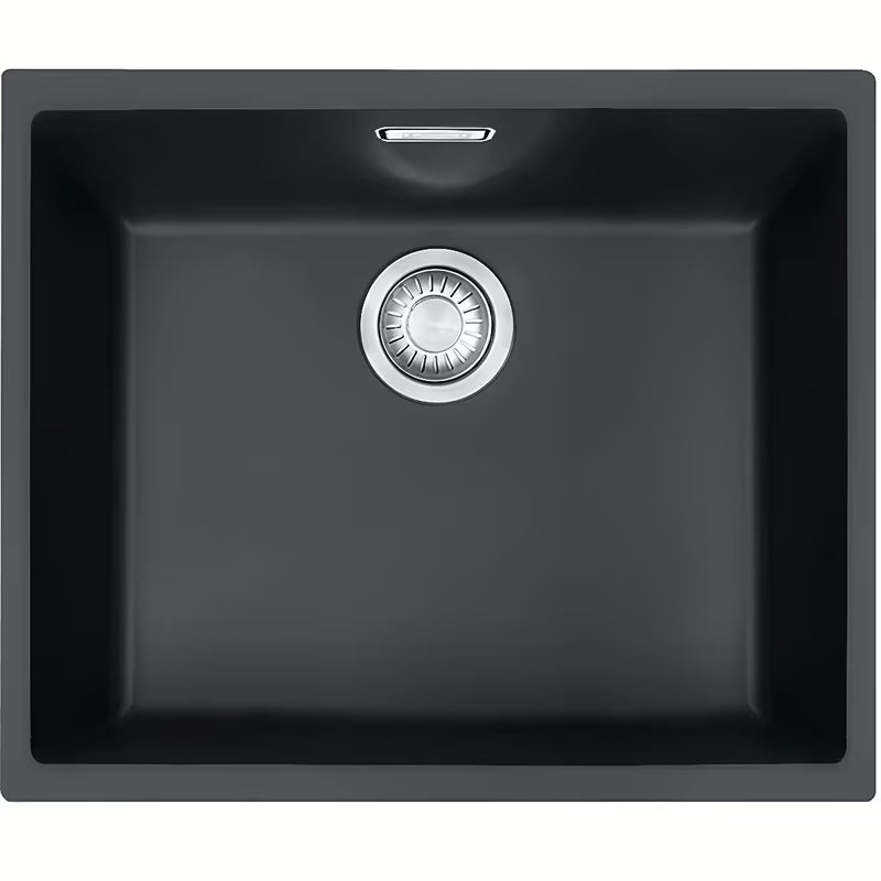 Crni kuhinjski jednostruki sudoper Franke SID 110-50 od materijala Tectonite pro donja montaža ispod ploče