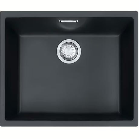 Crni kuhinjski jednostruki sudoper Franke SID 110-50 od materijala Tectonite pro donja montaža ispod ploče