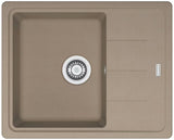 Granitni sudoper  Franke s ocjednom plohom na radnu ploču u boji kašmir, reverzibilna izvedba.