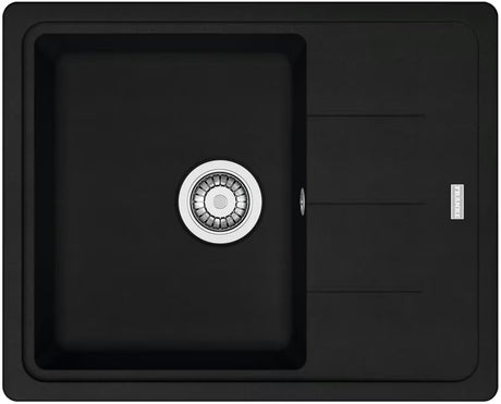 Granitni sudoper  Franke s ocjednom plohom u mat crnoj boji pro nadgradna ugradnja