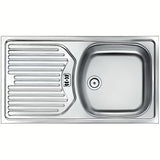 Inox sudoper  Franke Eurostar ETN 614 s ocjeđivačem pro ugradnja na radnu ploču