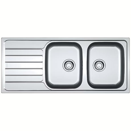 Inox kuhinjski dvostruki sudoper Franke SKX 621 s reverzibilnim ocjeđivačem pro gornja ugradnja