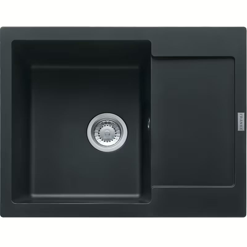 Granitni sudoper  Franke MRG 611-62 s reverzibilnim ocjeđivačem u mat crnoj boji