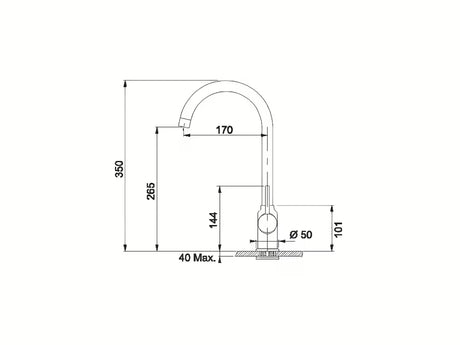 Set Franke Orion OID 611-62 s kompozitnim sudoperom s ocjednikom i kuhinjskom slavinom Franke FP 9000