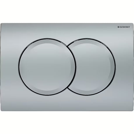 Geberit Delta01 tipka za aktiviranje u mat krom izvedbi pro ugradbenog vodokotlića Geberit Delta